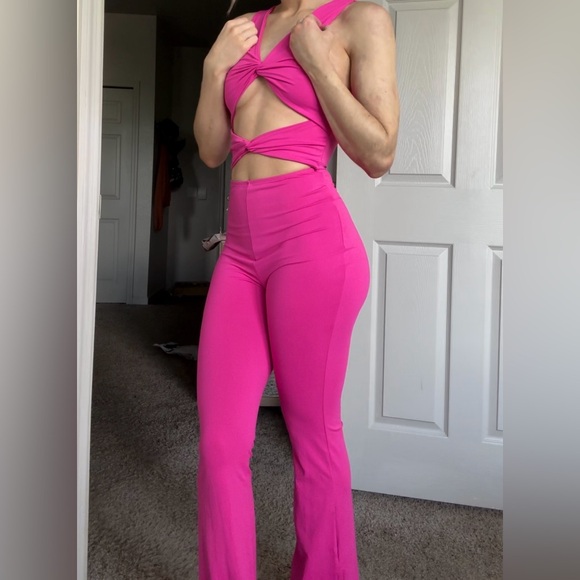 Pink Jumpsuit - Picture 1 of 3